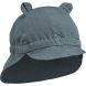 Chapeau de soleil en lin Gorm - Whale blue