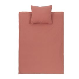 Wabi Sabi Housse de couette 100x140 et taie d'orreiller - Rosewood