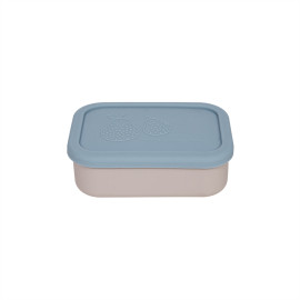 Lunch box Yummy small - Blue/Clay