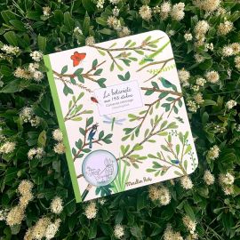Cahier de coloriage et stickers Le botaniste - Le jardin du moulin