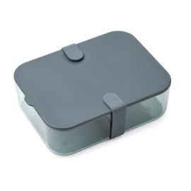 Carin lunch box large - Whale blue & Sea blue