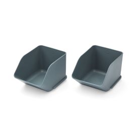 Set de 2 organisateurs de bureau Rosemary - Whale blue