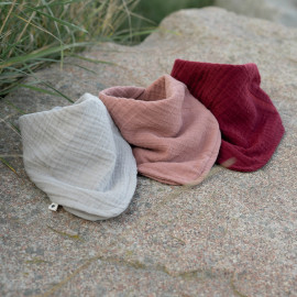 Bavoir bandana - Terracotta