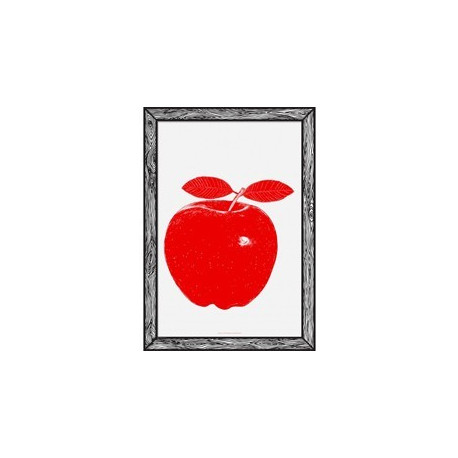 affiche pomme 'Red Apple' (A3) affiche pomme 'Red Apple' (A3)