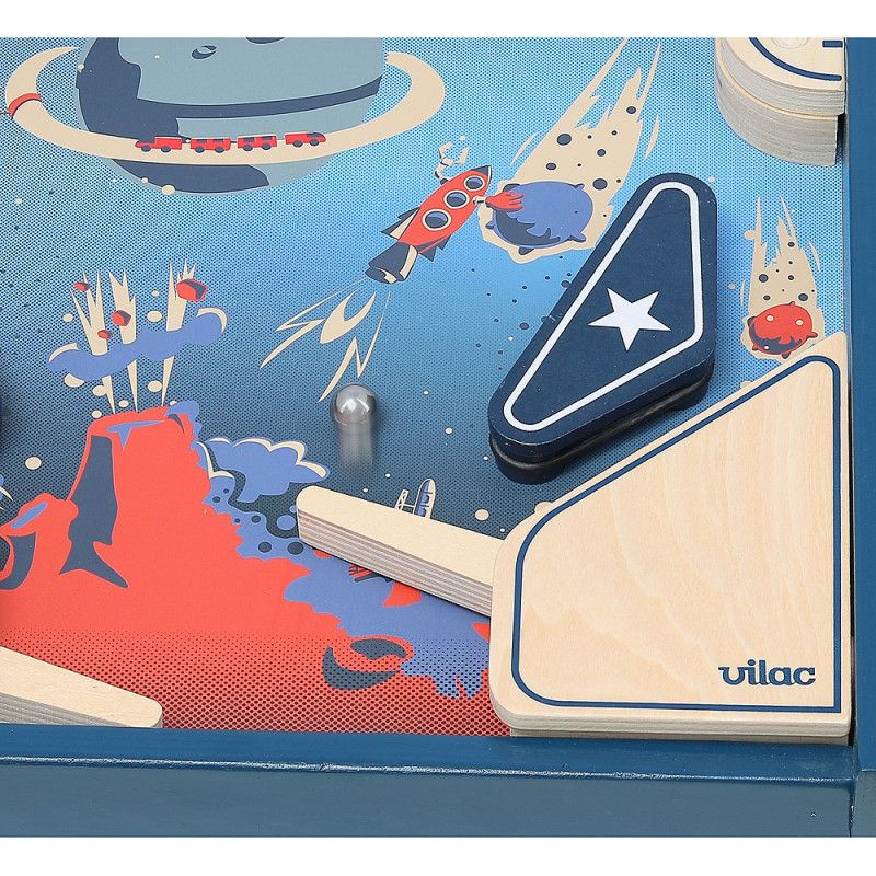 VILAC - Vilac - Flipper de l'espace en bois pour petits et grands - Le  Petit Zèbre