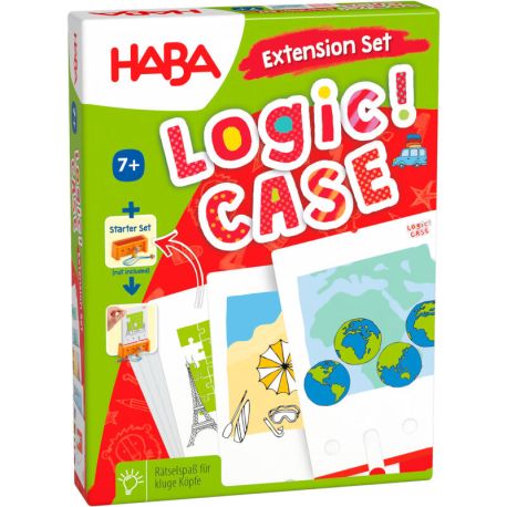 Jeu - Logic! CASE - kit d’extension 7+ - Vacances et voyages (boîte allemande avec instructions en français)