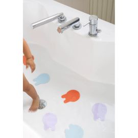 Quut Grippi - Compagnons de bain antidérapants - Jellyfish 8pcs bleu/orange