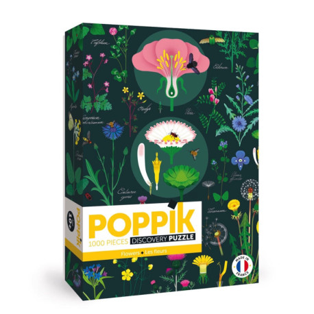 Puzzle fleurs - 1000 pcs - Poppik