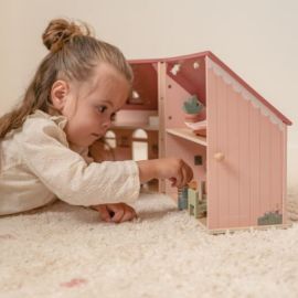 Maison de poupée en bois portable FSC - Little Dutch