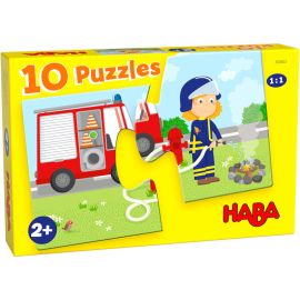 10 puzzles - Véhicules d‘intervention - Haba