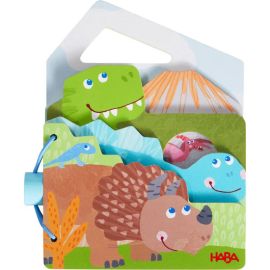 Livre en bois pour bébé - Dinosaures - Haba