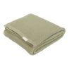 Couverture de berceau 70x100 tricotée Olive - Little dutch