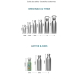 Bouteille isotherme Matt Noir 750ml - Qwetch