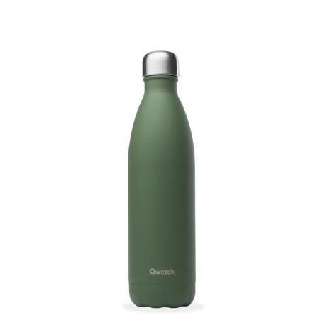 Bouteille isotherme Granite/Kaki 750ml - Qwetch