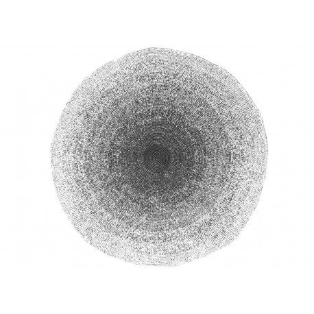 tapis au crochet 'Gradient black/white' tapis au crochet 'Gradient black/white'