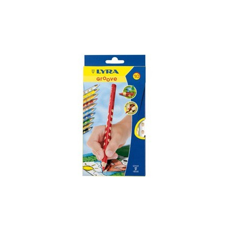 set de 10 crayons de couleur groove set de 10 crayons de couleur groove