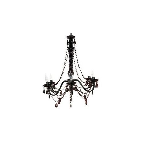 chandelier Gypsy à 6 branches blanc ou noir chandelier Gypsy à 6 branches blanc ou noir