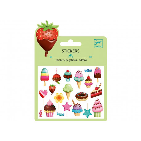 set stickers puffy 'Sucrés' set stickers puffy 'Sucrés'