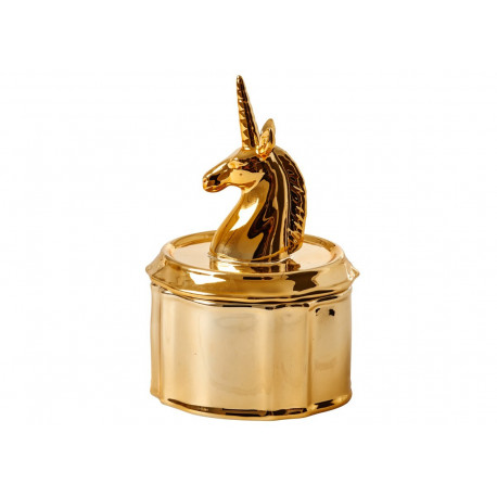 boîte à bijoux en porcelaine avec licorne or boîte à bijoux en porcelaine avec licorne or
