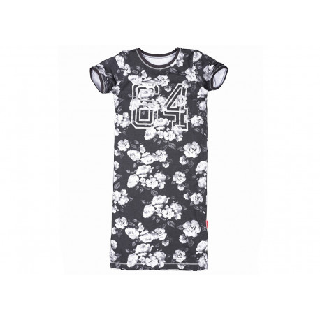 robe t-shirt avec 'roses' robe t-shirt avec 'roses'