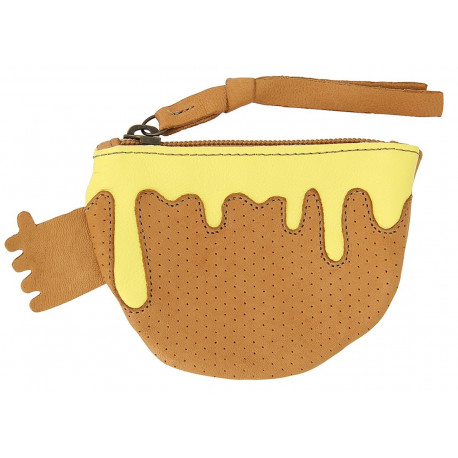 porte-monnaie en cuir Bif 'sweety jaune paille/oxi' porte-monnaie en cuir Bif 'sweety jaune paille/oxi'