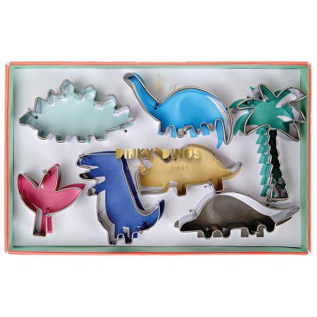 set de 7 emporte-pièces dinosaures Dinky