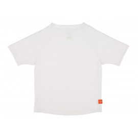 t-shirt de bain fille à manches courtes anti-UV 'blanc' (6-36 mois)