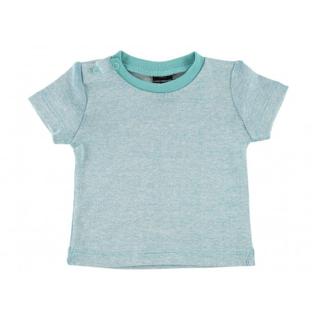 t-shirt bébé sky en coton côtelé