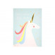 Set de 2 affiches 'rainbow & unicorns'