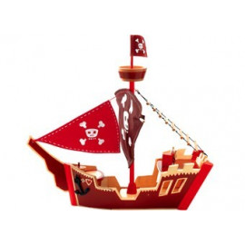 bateau de pirate Arty Toys 'Ze pirat boat' en bois