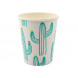 set gobelets carton 'cactus'