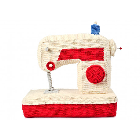 chouette machine à coudre musicale en crochet chouette machine à coudre musicale en crochet