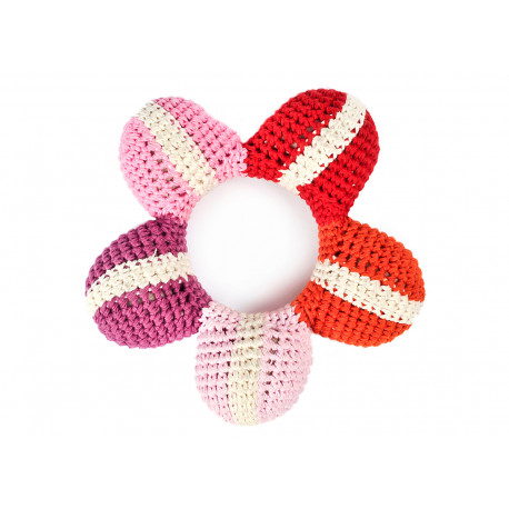 hochet fleur en crochet hochet fleur en crochet