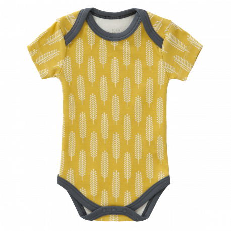 body manches courtes 'Havre vintage lemon' en coton bio