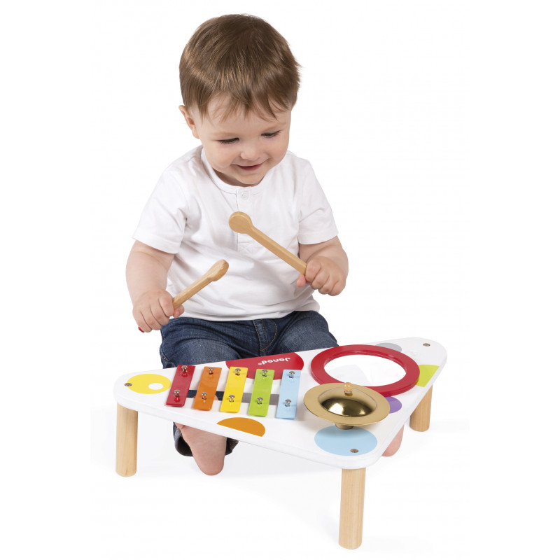 Set Musical 4 Instruments en Bois Confetti - Instrument de Musique Enfant -  Jouet d'Imitation et d
