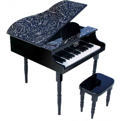 grand piano à queue enfant avec siège grand piano à queue enfant avec siège