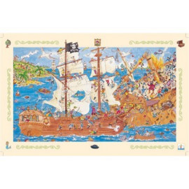 splendide puzzle découverte 'pirates' (100 p)