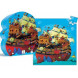 puzzle dans une boîte silhouette 'bateau' (54 p)