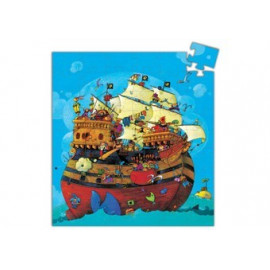 puzzle dans une boîte silhouette 'bateau' (54 p)