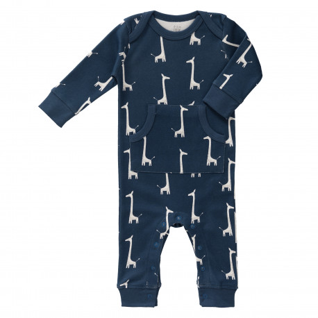 pyjama bÃ©bÃ© - giraf indigo blue