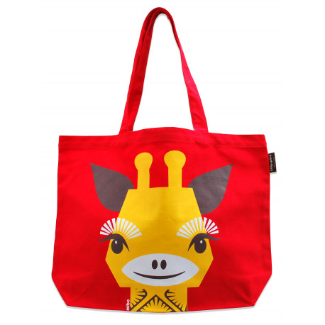 Sac cabas en coton BIO "girafe" Sac cabas en coton BIO "girafe"