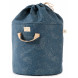bamboo small sac de rangement gold bubble-night blue