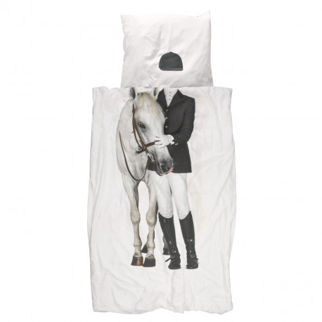 set housse de couette et taie trompe l'oeil 'Amazone' 1p
