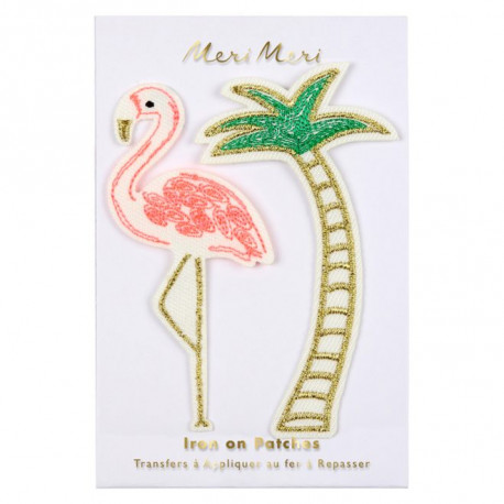 transfert textile Flamants