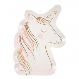 assiettes Licorne