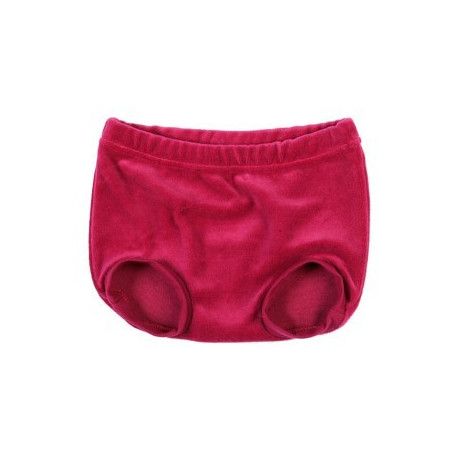 culotte bébé framboise en velours culotte bébé framboise en velours