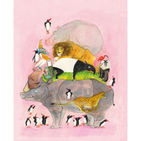 livre en néerlandais 'Springende pinguïns en lachende hyena's' livre en néerlandais 'Springende pinguïns en lachende hyena's'