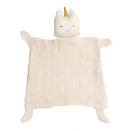 doudou plat en tétra 'unicorn'