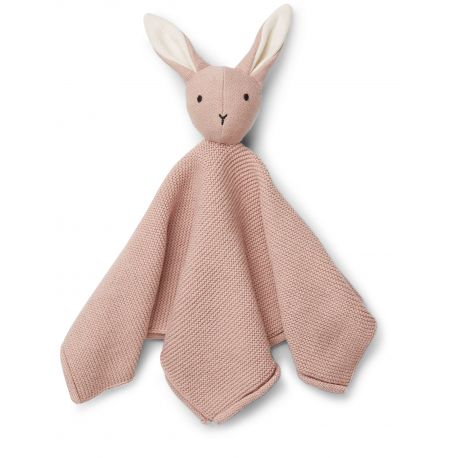 Milo knit doudou Rabbit rose Milo knit doudou Rabbit rose