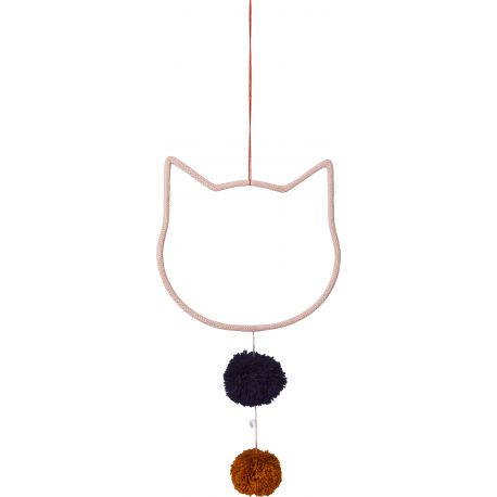 Odin mobile de pompons Cat rose Odin mobile de pompons Cat rose